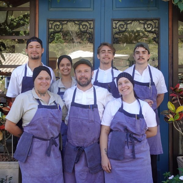 Equipe Cozinha Quinta dos Manacás e Chef Thiago